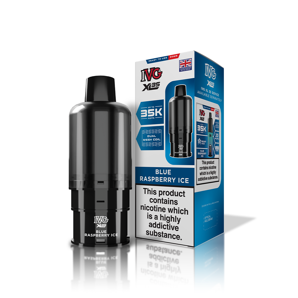 IVG XL35 REFILLPOD BLUE RASPBERRY ICE (5)