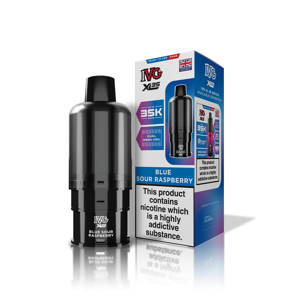 IVG XL35 REFILL POD BLUE SOUR RASPBERRY (5)
