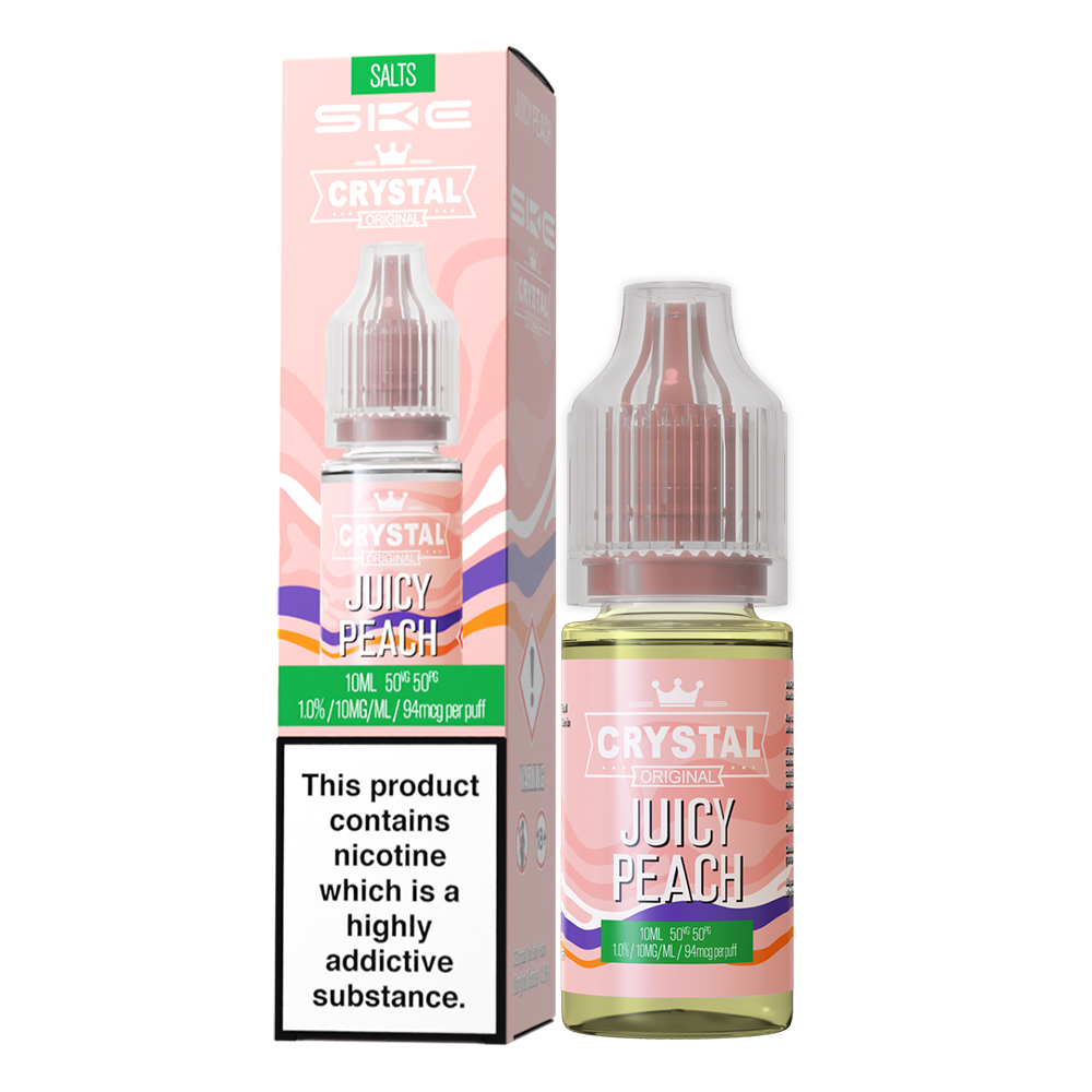 SKE CRYSTAL ORIGINAL SALTS 10ML JUICY PEACH (10)