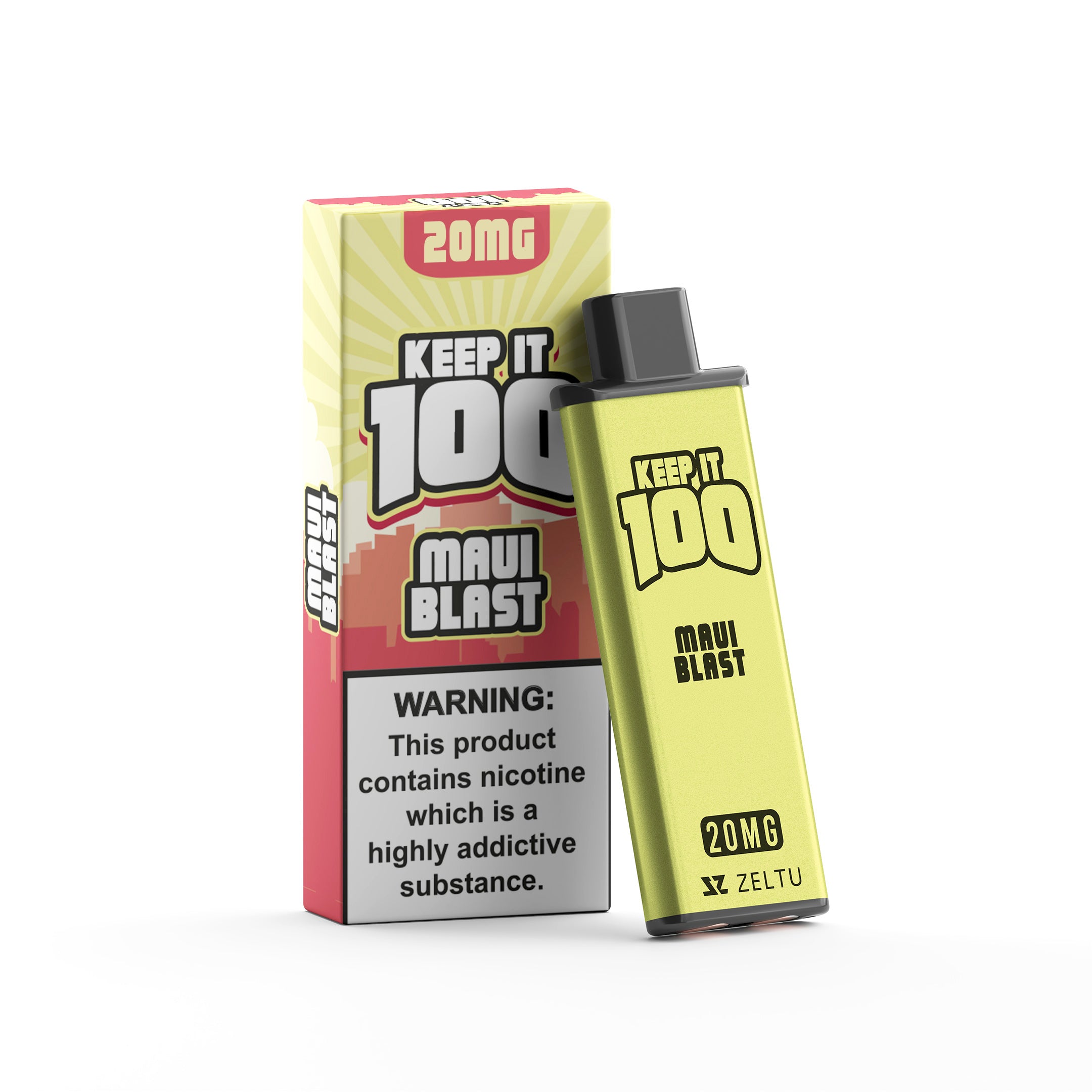 ZELTU X3 PREFILLED POD KEEP IT 100 MAUI BLAST (5)