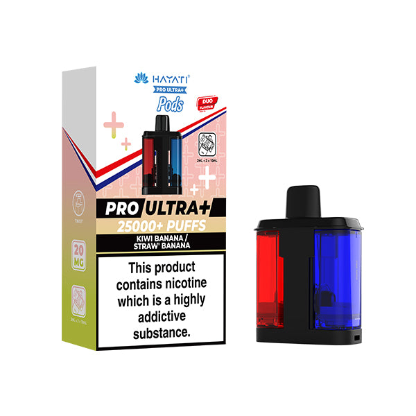 HAYATI PRO ULTRA 25K POD KIWI BANANA / STRAW' BANANA (5)
