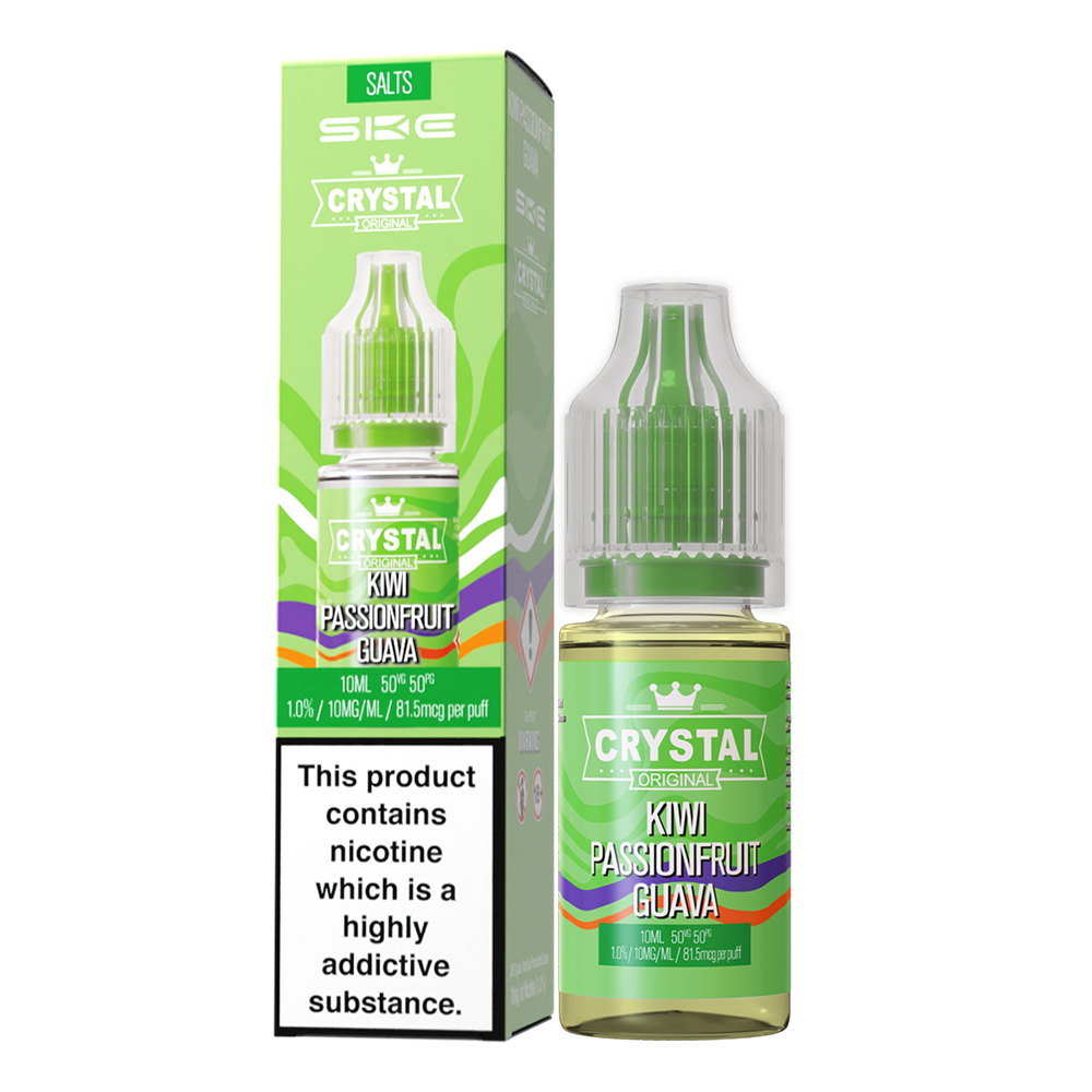 SKE CRYSTAL ORIGINAL SALTS 10ML KIWI PASSIONFRUIT GUAVA (10)