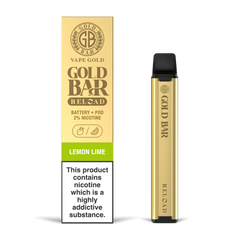 GOLD BAR RELOAD BATTERY + POD LEMON LIME (10)