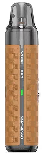 VAPORESSO VIBE SE 2 LEATHER BROWN