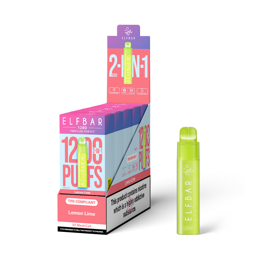 ELFBAR 1200 LEMON LIME (5)