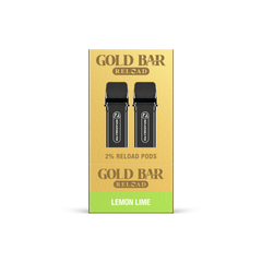 GOLD BAR RELOAD PODS 2PK LEMON LIME (10)