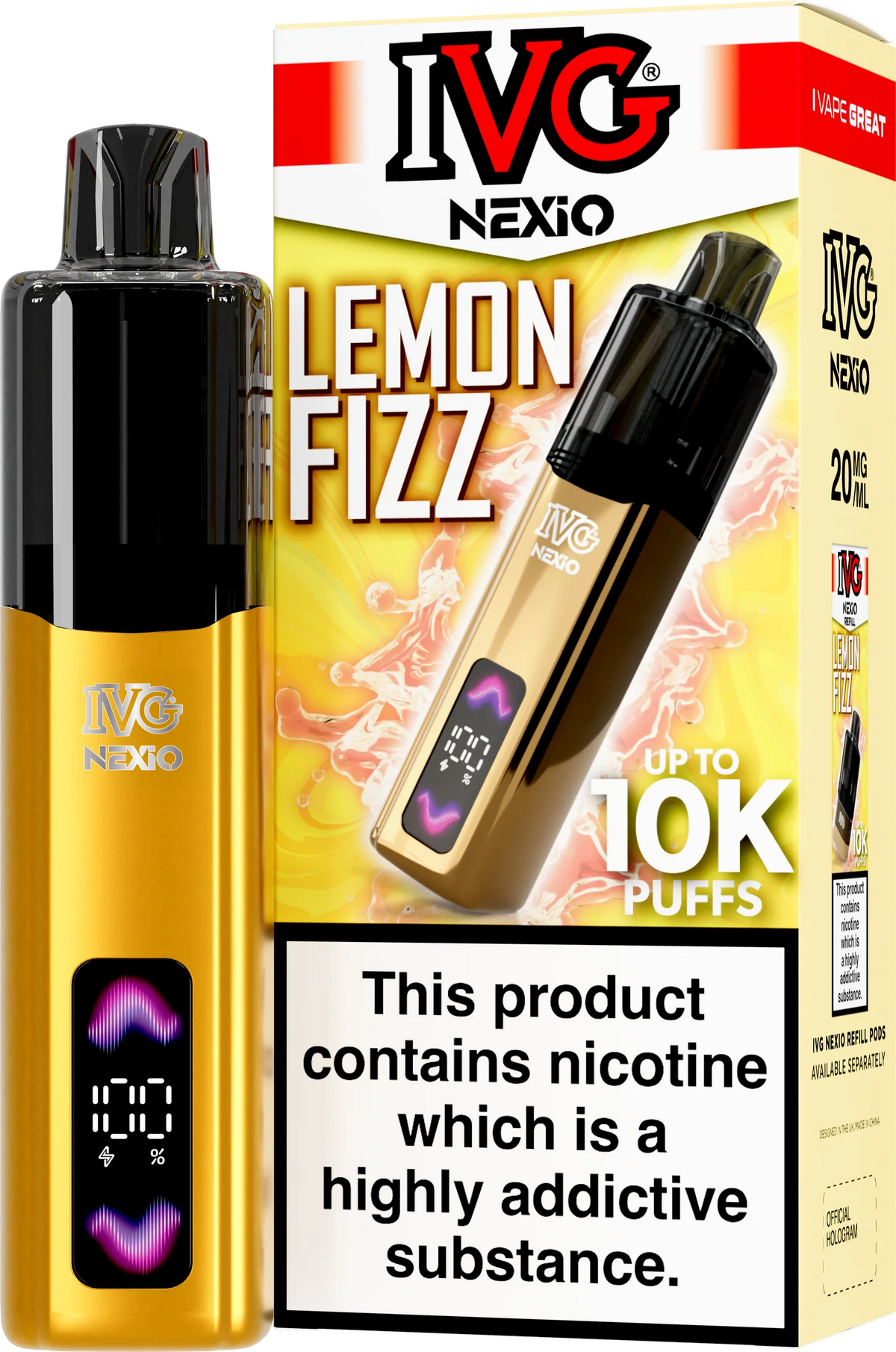 IVG NEXIO 10K KIT LEMON FIZZ (5)