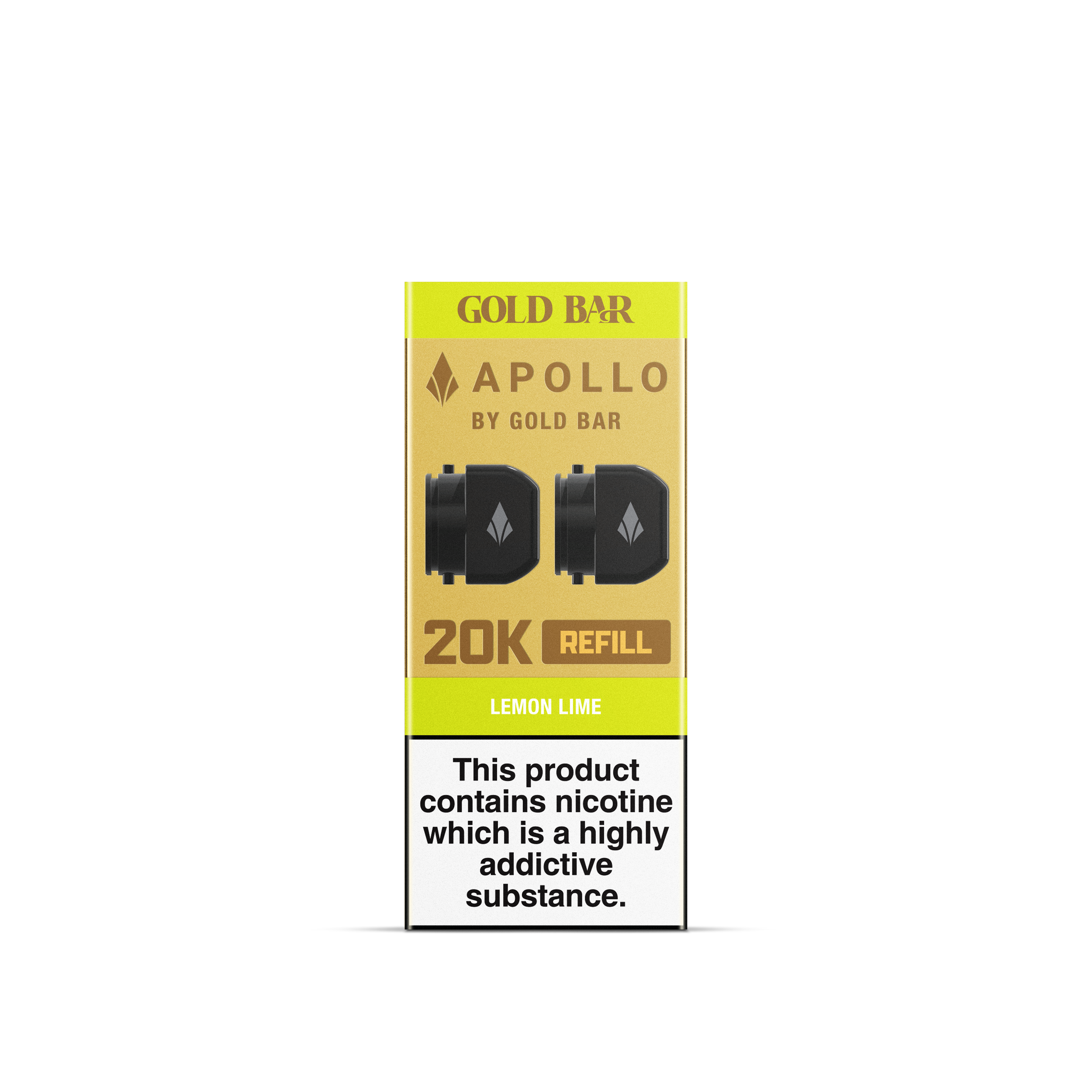 APOLLO 2x5ML REFILL CONTAINERS LEMON LIME (10)