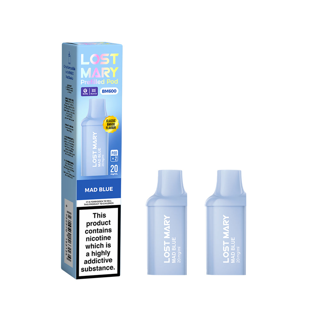 LOST MARY BM600 2025 2PK PODS MAD BLUE (10)