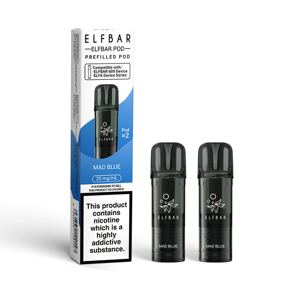 ELFBAR 600 2025 2PK PODS MAD BLUE (10)