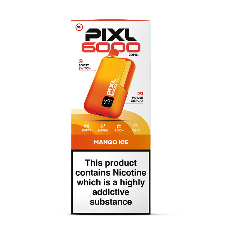 PIXL 6000 DISPOSABLE MANGO ICE (5)