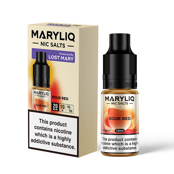 MARYLIQ NIC SALT 10ML SOUR RED (10)