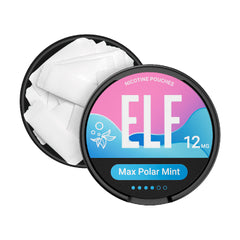 ELF 12MG NICOTINE POUCHES MAX POLAR MINT (10)