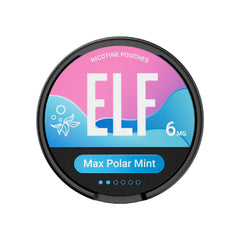 ELF 6MG NICOTINE POUCHES MAX POLAR MINT (10)