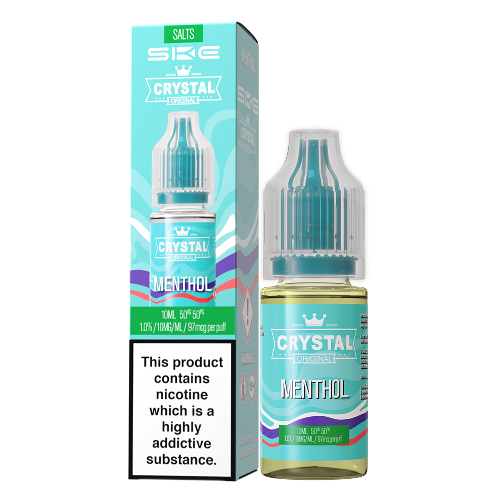 SKE CRYSTAL ORIGINAL SALTS 10ML MENTHOL (10)