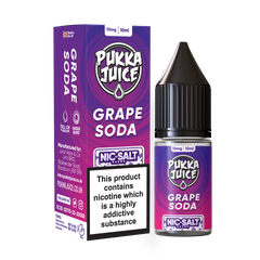 PUKKA JUICE 10ML NIC SALT GRAPE SODA (10)