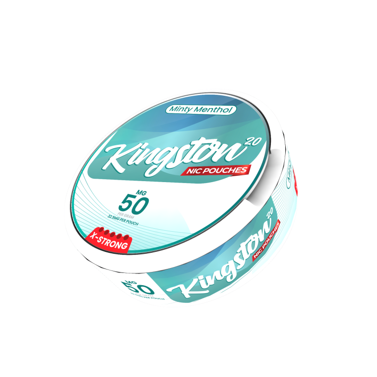 KINGSTON NICOTINE POUCHES 50MG MINTY MENTHOL (10)