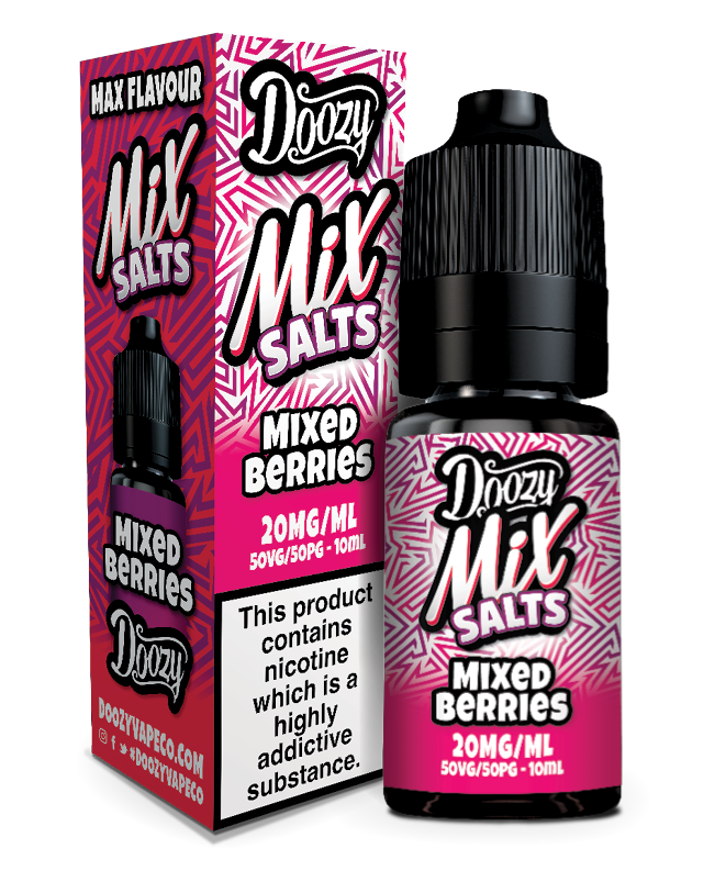 DOOZY MIX SALTS 10ML NIC SALTS MIXED BERRIES (10)