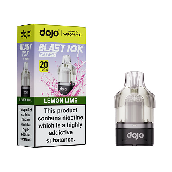 VAPORESSO DOJO BLAST 10K PODS LEMON LIME (5)