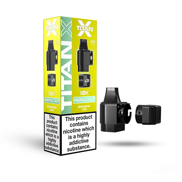 TITAN X REFILL POD (2025) BANANA ICE (10)