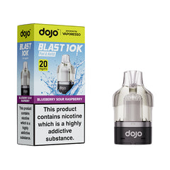 VAPORESSO DOJO BLAST 10K PODS BLUEBERRY SOUR RASPBERRY (5)