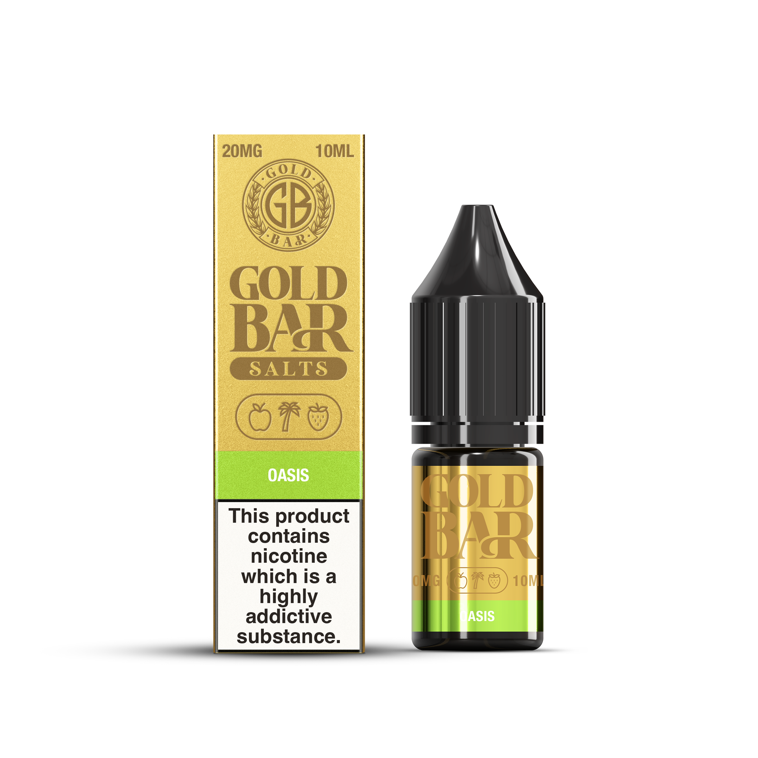 GOLD BAR SALTS 10ML OASIS (10)