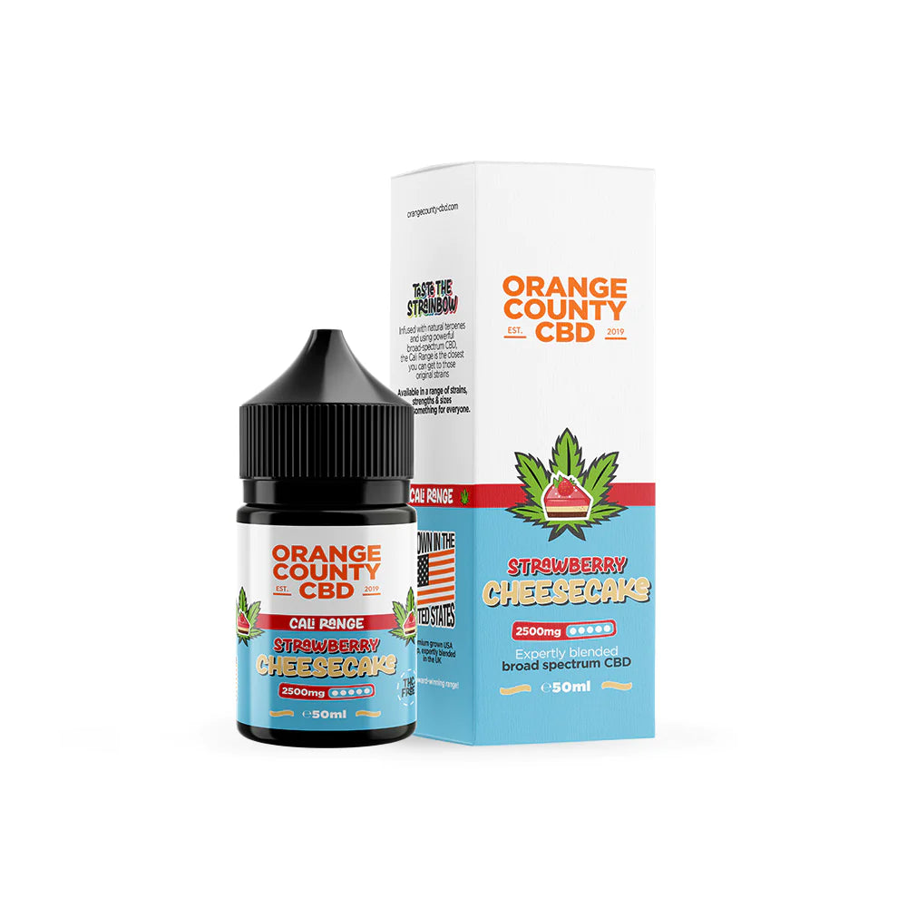 CBD E-LIQUID (50ml) STRAWBERRY CHEESCAKE