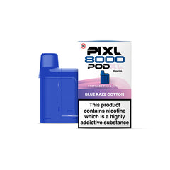 PIXL 8000 (2025) REFILL POD BLUE RAZZ COTTON (5)
