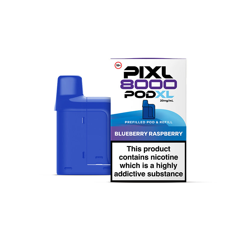 PIXL 8000 (2025) REFILL POD BLUEBERRY RASPBERRY (5)