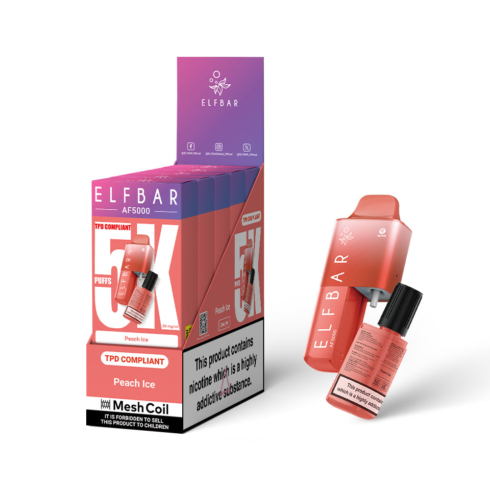 ELFBAR AF5000 PEACH ICE (5)