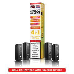 IVG 2400 RELOAD POD 4 PACK PINEAPPLE EDITION (5)