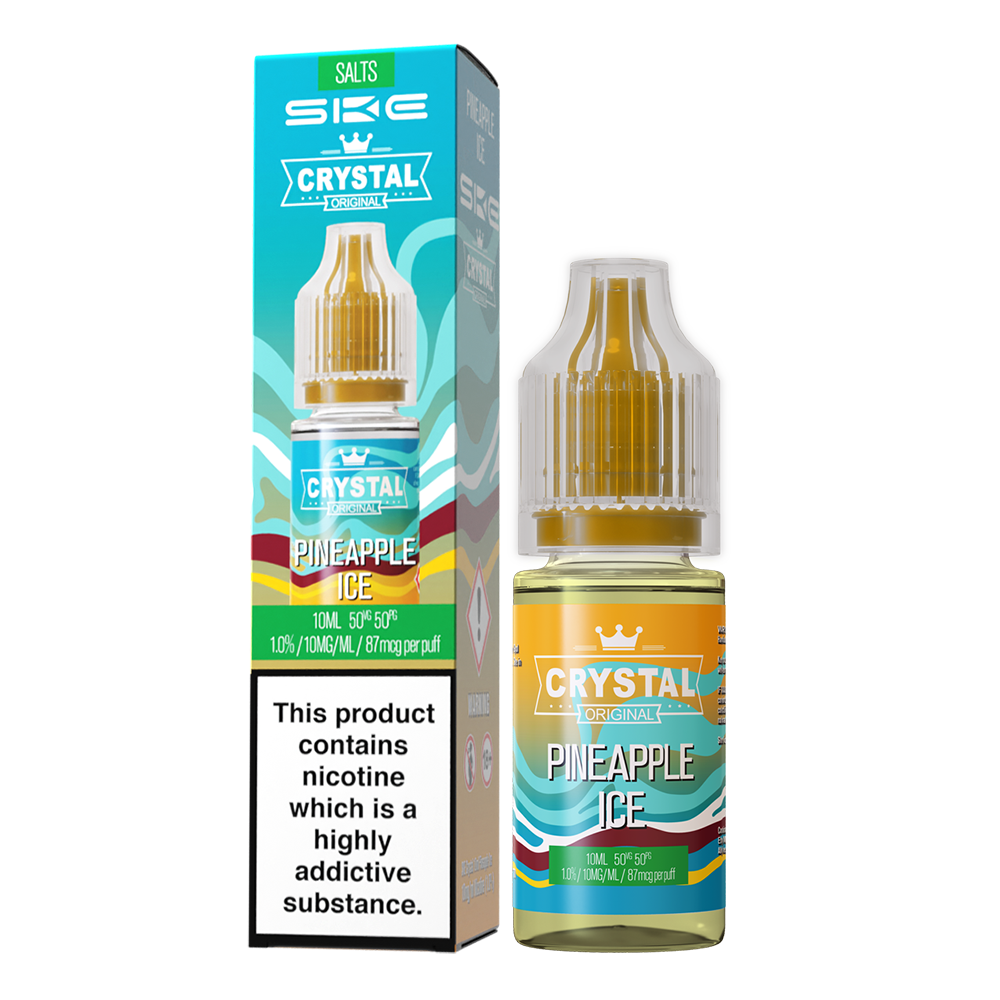 SKE CRYSTAL ORIGINAL SALTS 10ML PINEAPPLE ICE (10)