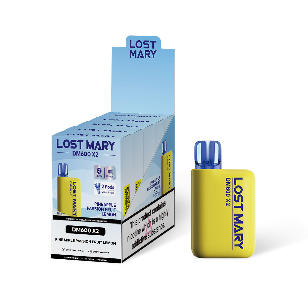 LOST MARY DM1200 20MG PINEAPPLE PASSION FRUIT LEMON (5)
