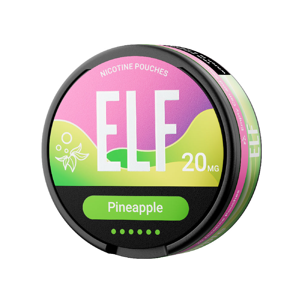 ELF 20MG NICOTINE POUCHES PINEAPPLE (10)