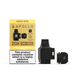 APOLLO 2ML+5ML POD + REFILL PINEAPPLE WATERMELON LEMONADE (10)