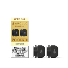 APOLLO 2x5ML REFILL CONTAINERS PINEAPPLE ICE (10)