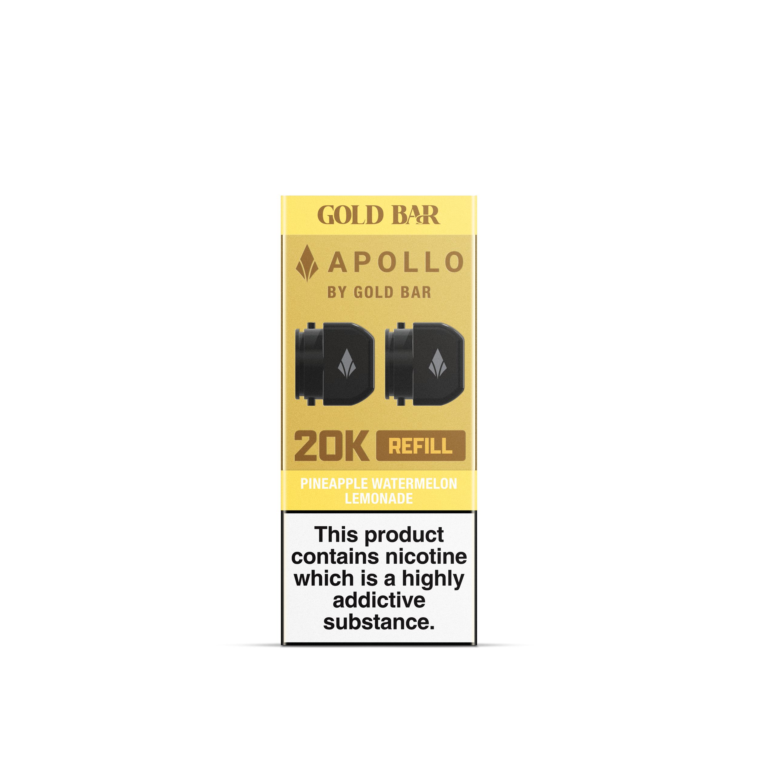 APOLLO 2x5ML REFILL CONTAINERS PINEAPPLE WATERMELON LEMONADE (10)