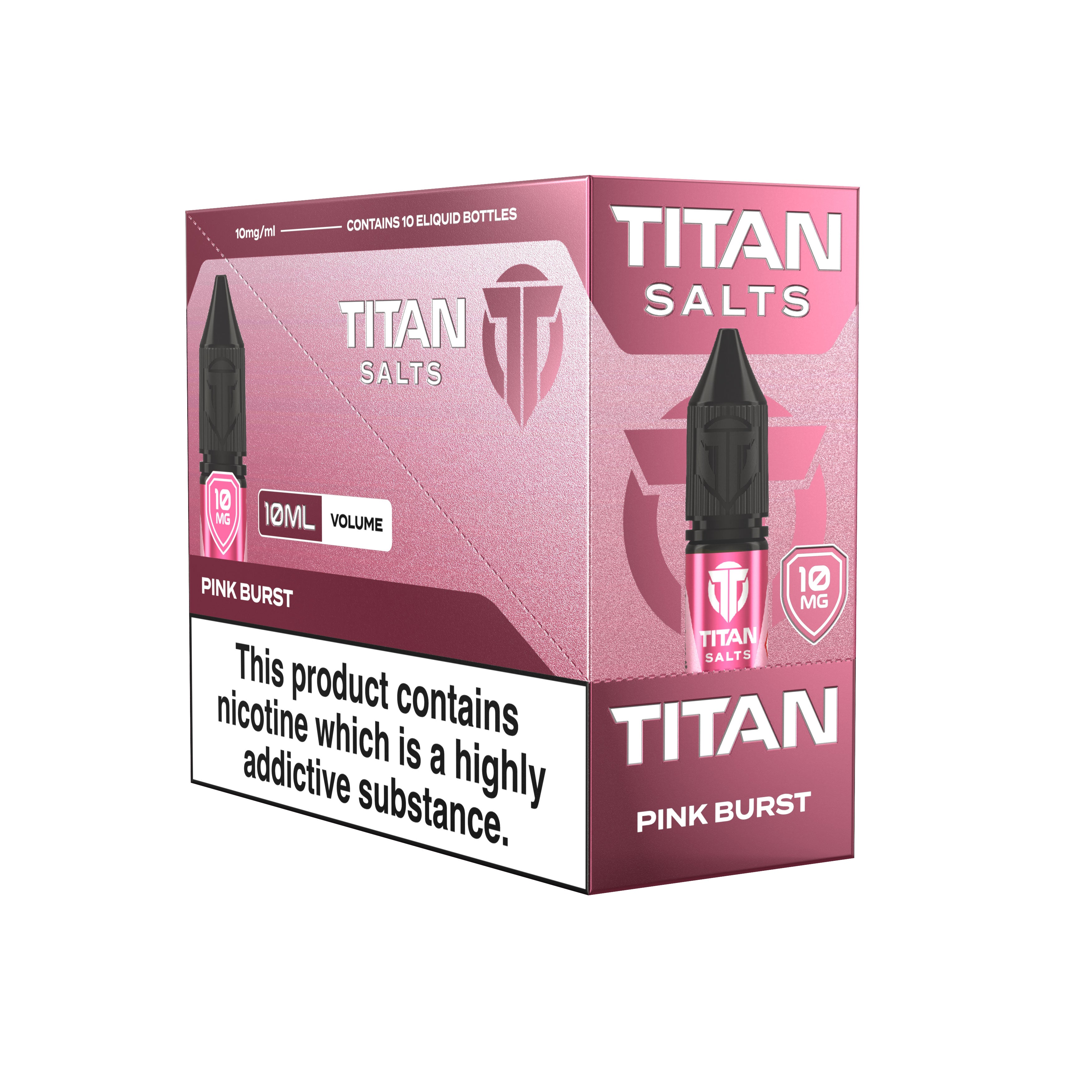 TITAN SALTS 10ML PINK BURST (10)