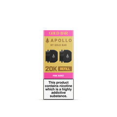 APOLLO 2x5ML REFILL CONTAINERS PINK BURST (10)