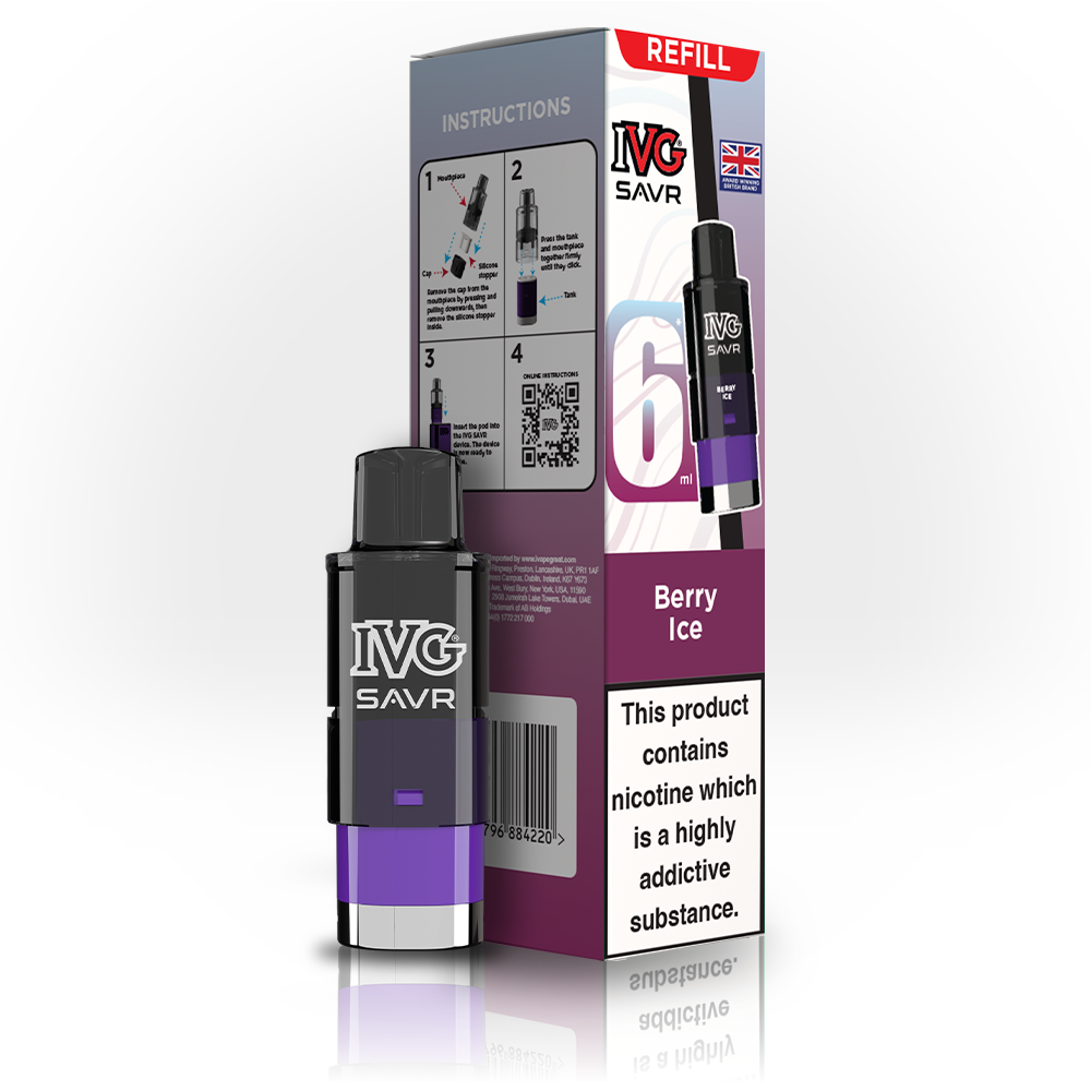 IVG SAVR 3K REFILL BERRY ICE (5)