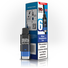 IVG SAVR 3K REFILL BLUE RASPBERRY ICE (5)