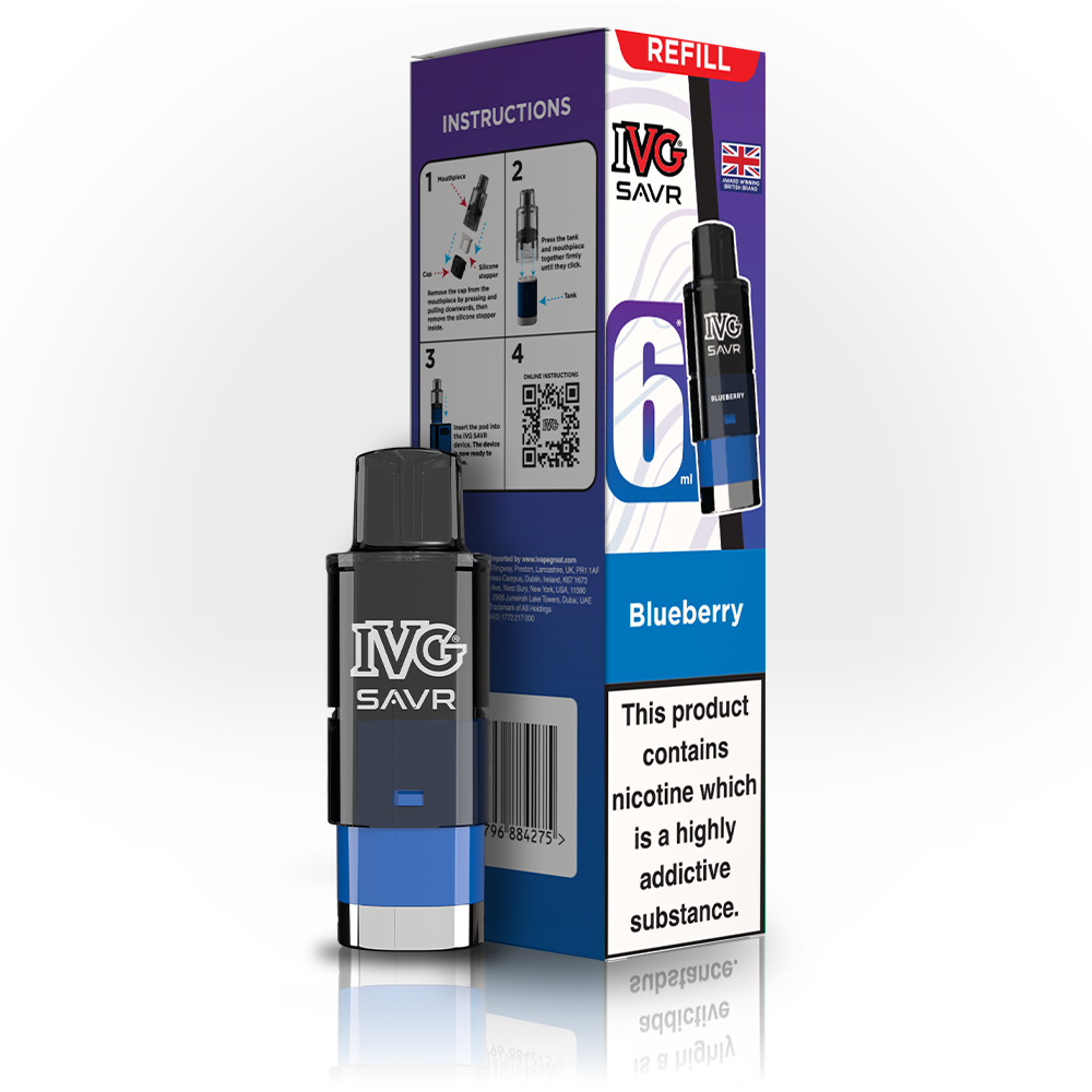 IVG SAVR 3K REFILL BLUEBERRY (5)