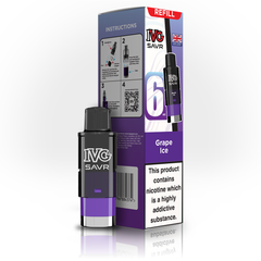 IVG SAVR 3K REFILL GRAPE ICE (5)