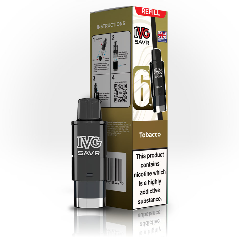 IVG SAVR 3K REFILL TOBACCO (5)