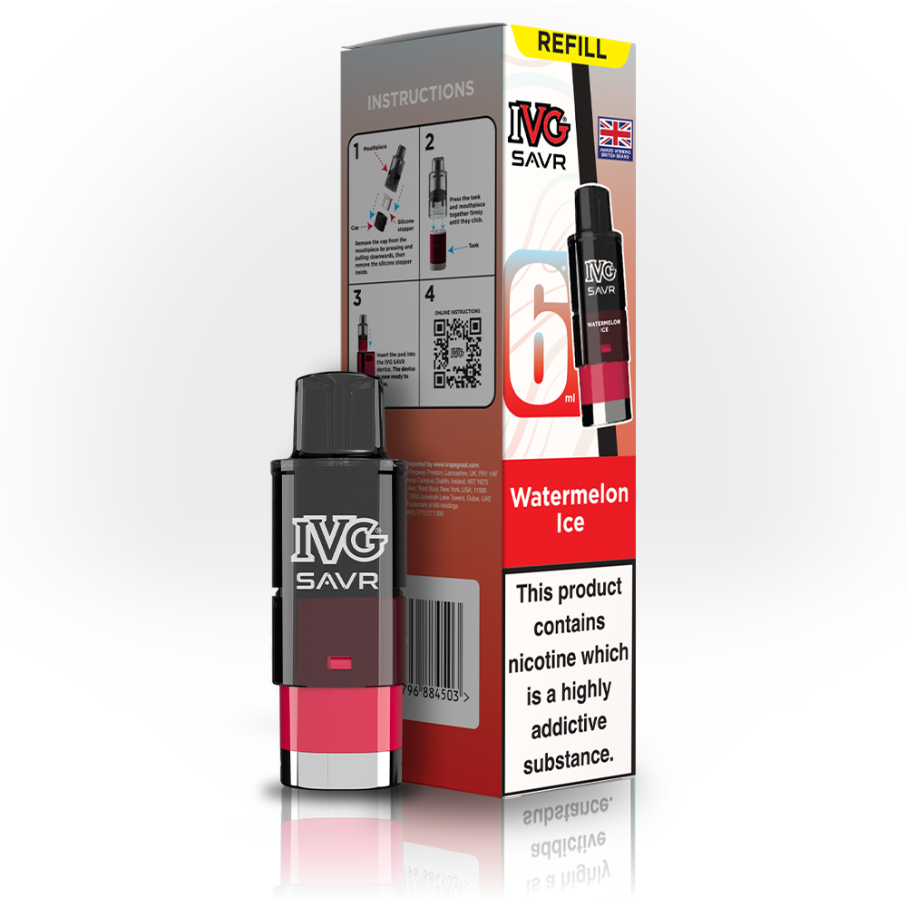 IVG SAVR 3K REFILL WATERMELON ICE (5)