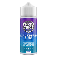 PUKKA JUICE 100ML SHORTFILL BLACKBERRY LIME