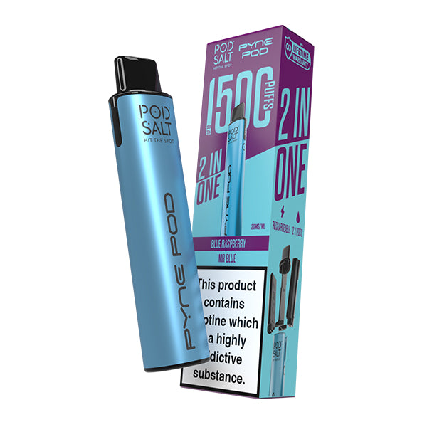 POD SALT x PYNE POD 2in1 STARTER KIT BLUE EDITION (10)