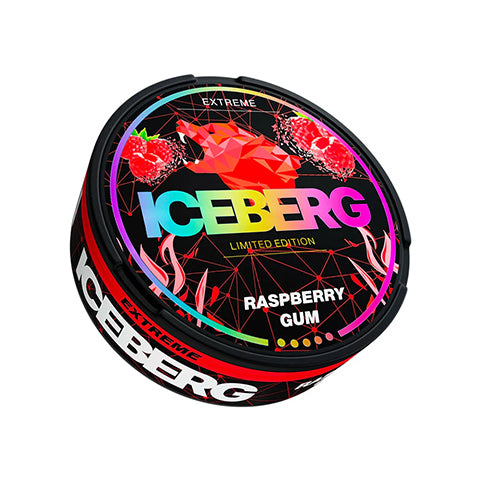 ICEBERG EXTREME RASPBERRY GUM (10)