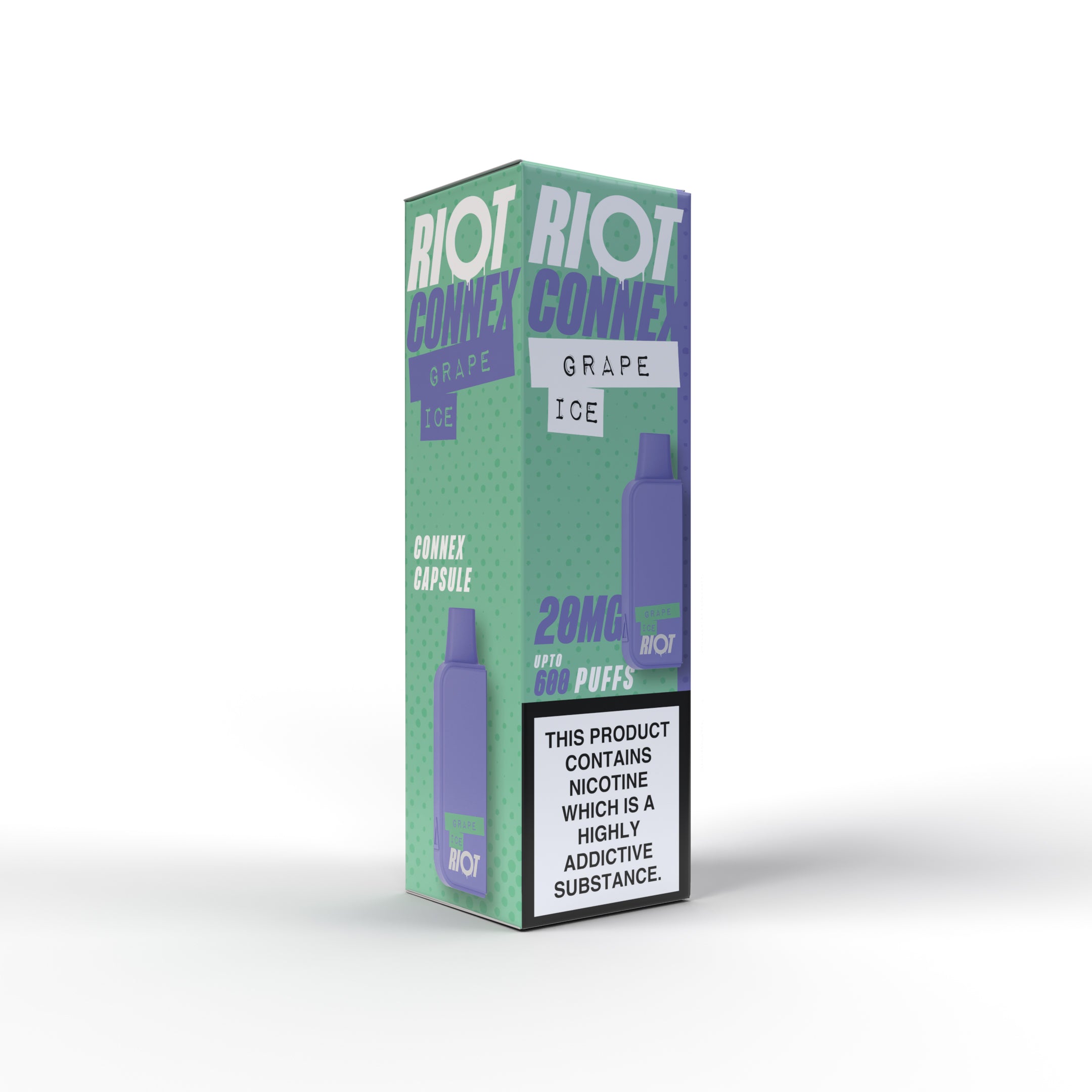 RIOT CONNEX POD GRAPE ICE (5)