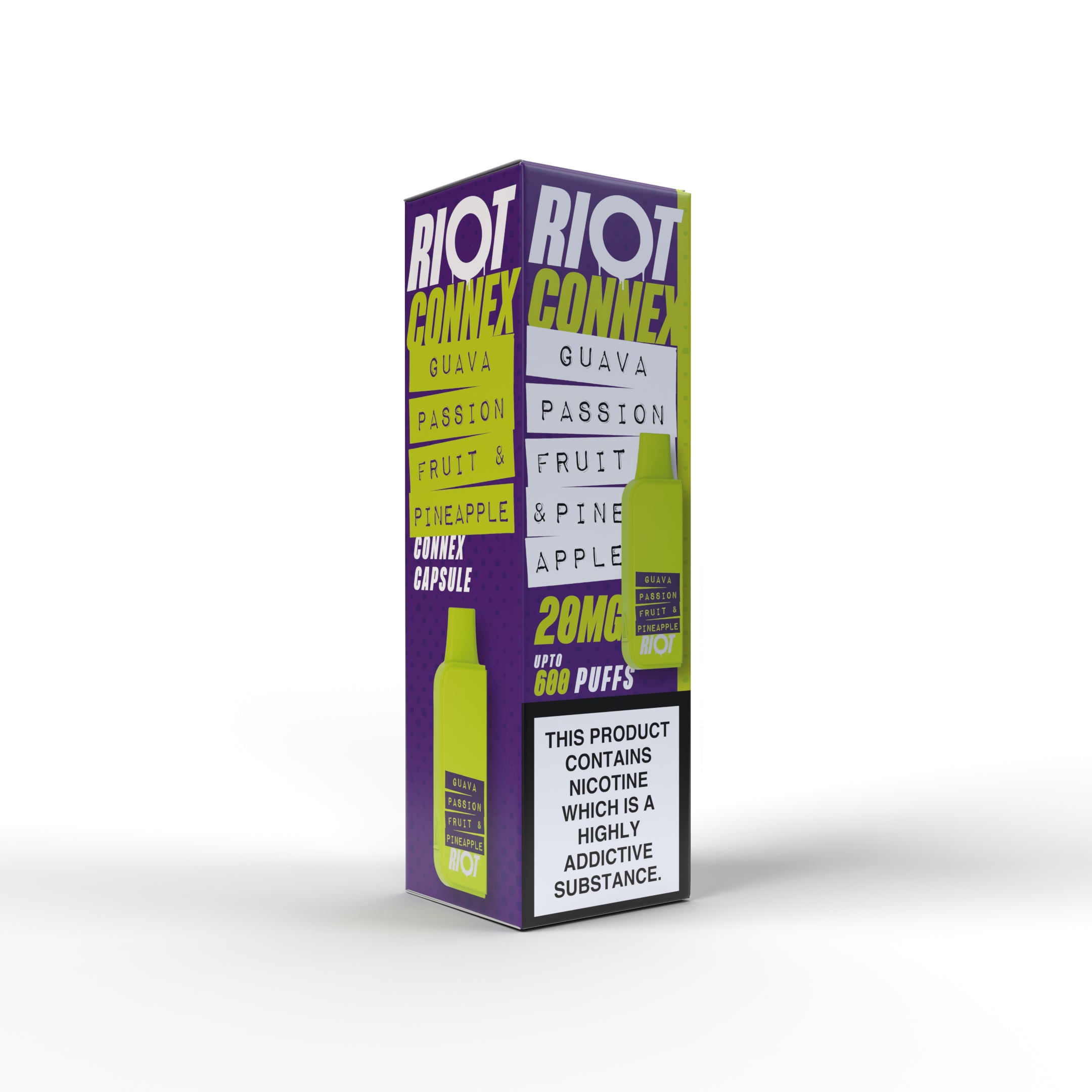 RIOT CONNEX POD GUAVA PASSIONFRUIT PINEAPPLE (5)